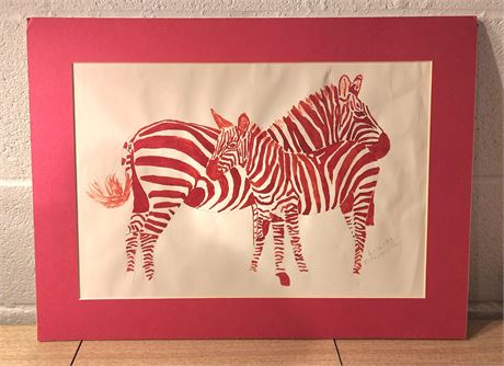 Zebra Painting