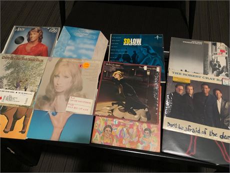 Barbara Streisand, Andy Gibb, John Miles, The Robert Cray Band Album Lot