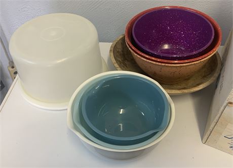 Rachael Ray & Zak DesignsMelamine Garbage Bowls In Orange, Red, Purple Confetti