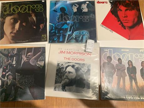 The Doors Record Albums - Strange Days, Absolutely Live, An American Prayer