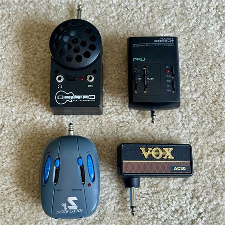 Mini Guitar Amps w/ VOX, Pocket Rock-It and More