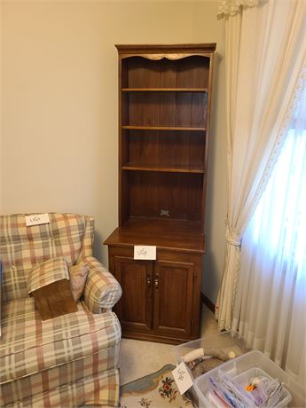 Wood Display Cabinet Shelf Unit