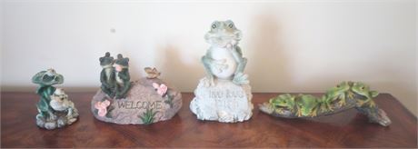 Frog figurines