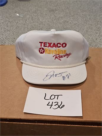 Signed Texaco Havoline Racing #21 Trucker Hat