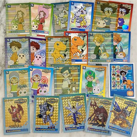 1999 Upper Deck Digimon Animated Exclusive Preview Cards