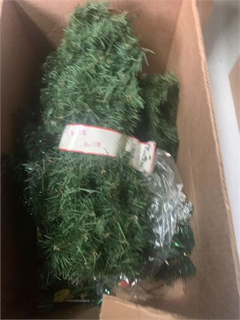PolyTree Canadian Pine Christmas Garland & More