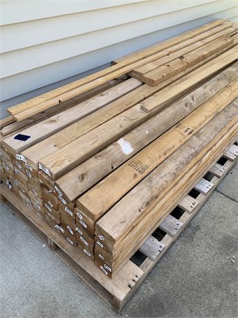 2 X 4 X 96 Hampton Lumber Mills  KD SPF Premium Wood Studs Planks - 57 Studs