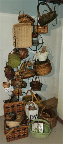 Large Lot of Assorted Baskets