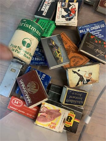 Vintage Advertising Matchbook Lot