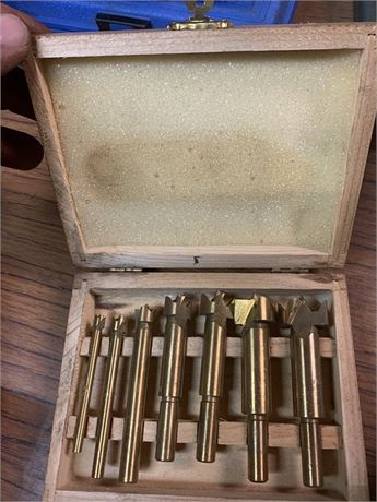 Titanium Forstner Bits Set 7pc 1/4-1