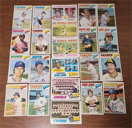 1977 Topps Baseball Cards