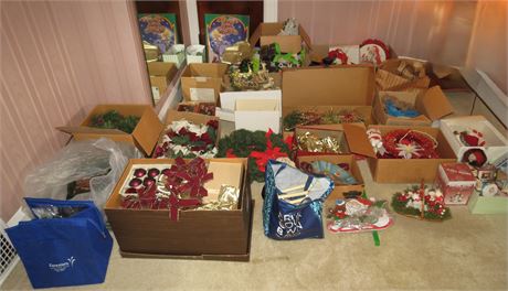 Large Christmas Decorations Cleanout