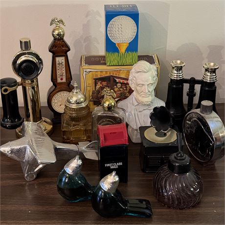 Lot of Vintage Avon Aftershave Bottles