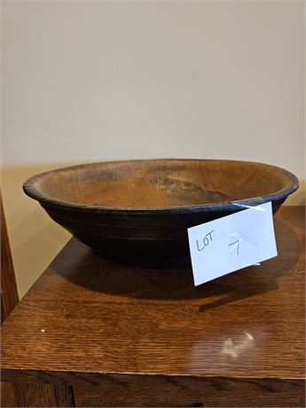 Large Treenware Wood Bowl - For Decorative Purpose Only