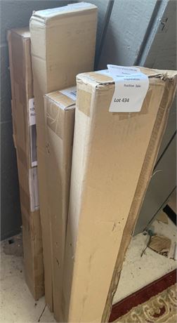 Mainstays Cordless Vinyl Blind , Black Ribbon Border Blackout Shade & More