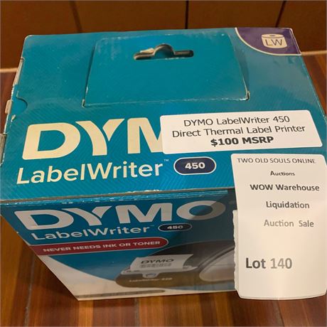 DYMO LabelWriter 450 Direct Thermal Label Printer