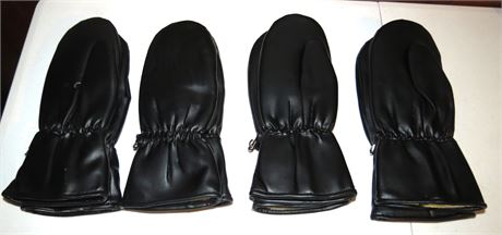 Men's Leather Mittens