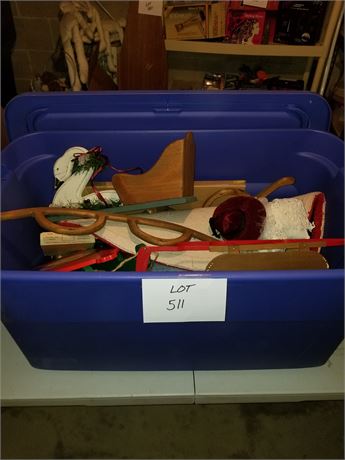 Large Lot Full of Christmas Decor