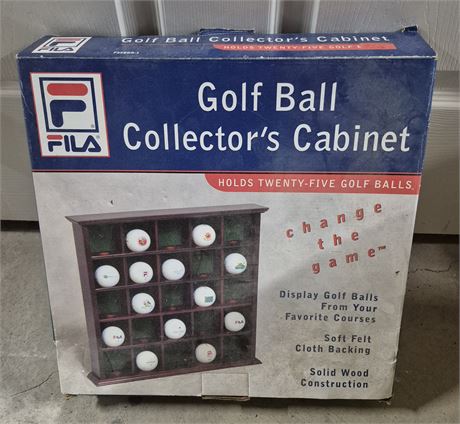 Golf Balls Display Case