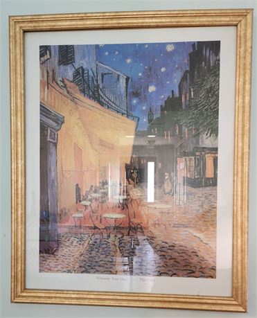 Framed Van Gogh "The Cafe" Print