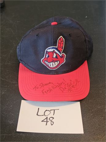 Signed Cleveland Indians "Chief Wahoo" Ball Cap