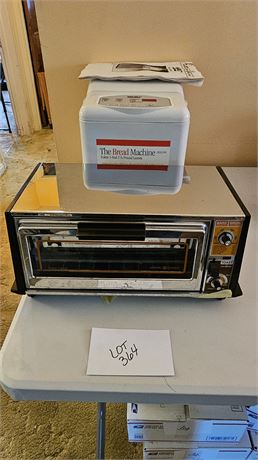 GE Toaster oven, Welbilt Bread Machine