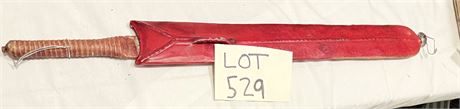 East African Maasai Sword With Sheath