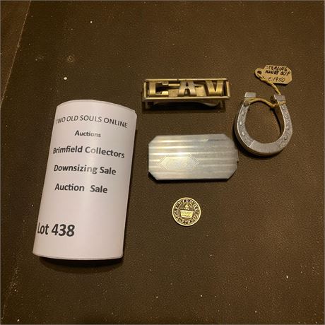 Sterling Silver Horseshoe Charm/Key Clip, Anson Money Clip, CAV Money Clip