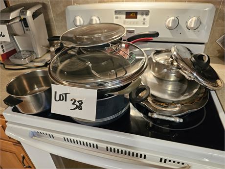 Mixed Pots & Pans : Faberware/Cuisinart/Anolon & More