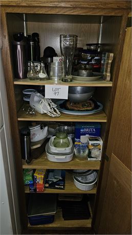 Pantry Cleanout: Baking, Mixer, Platters, Brita, Travel Mugs