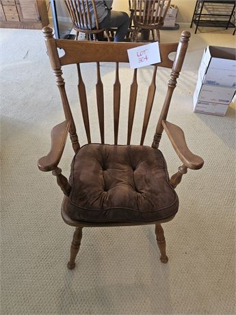 Ethan Allen Wood Captains Chair