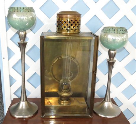 Oil Lantern, Candle Holders