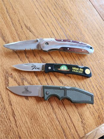 3 Knife Set- Winchester, Ruko & Buckmaster