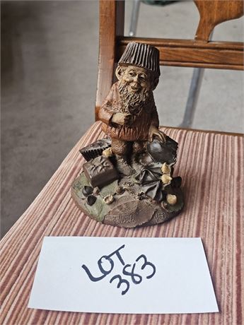 Tom Clark Creations 1985 "Chip" Gnome Figurine – Artist Signed in Ink