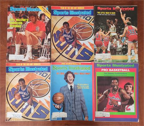 1970's Sports Illustrated Basketball Magazines