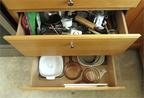 Kitchen Drawers Cleanout