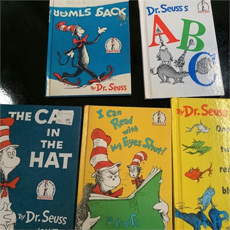 Vintage Dr. Seuss Book Lot of 5